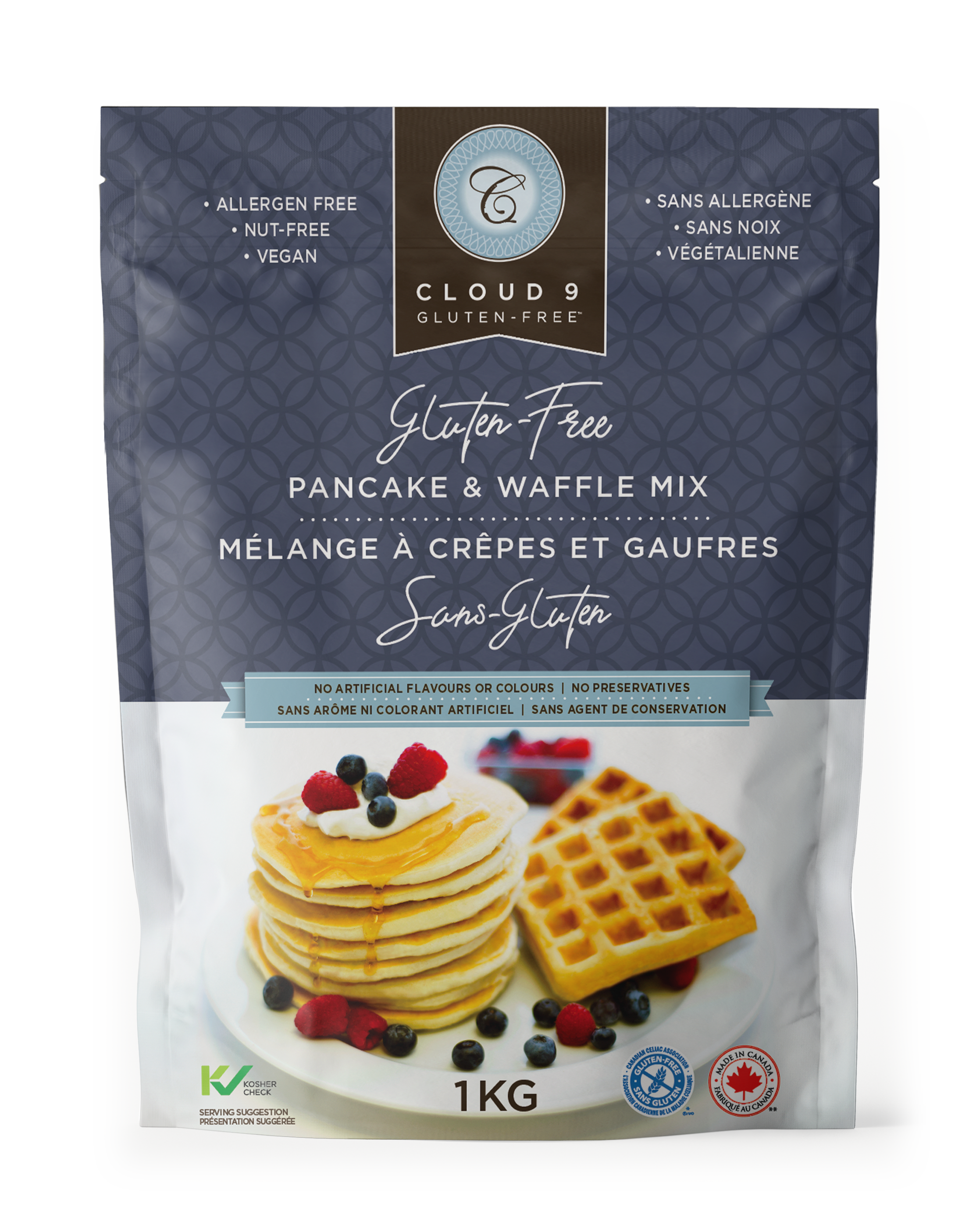 Cloud 9 Gluten Free Pancake & Waffle Mix